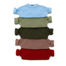 Classic Knit Baby Sweater in Sage Green