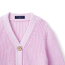 Classic Cardigan with Pockets in Lilac