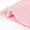 Knit Baby Pom Beanie in Pink