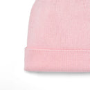 Knit Baby Pom Beanie in Pink