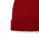 Knit Baby Pom Beanie in Red Xmas