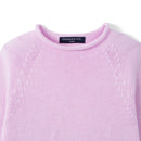 Knit Rollneck Baby Sweater in Lilac
