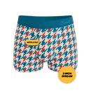 The Swanky | Retro Houndstooth Ball Hammock® Pouch Trunks Underwear