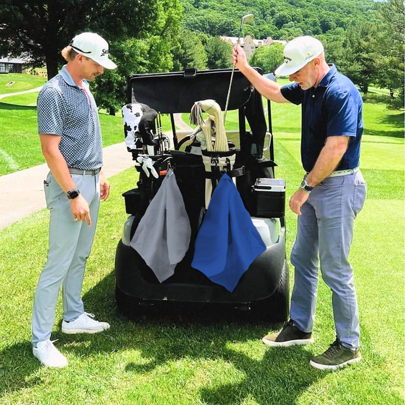 Pro Towels Blankets - Small Jewel Velour Golf Towel: Corner Grommet & Hook Pack of 6