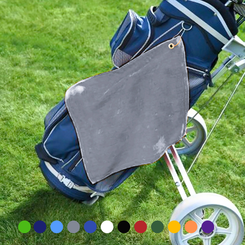 Pro Towels Blankets - Small Jewel Velour Golf Towel: Corner Grommet & Hook Pack of 6