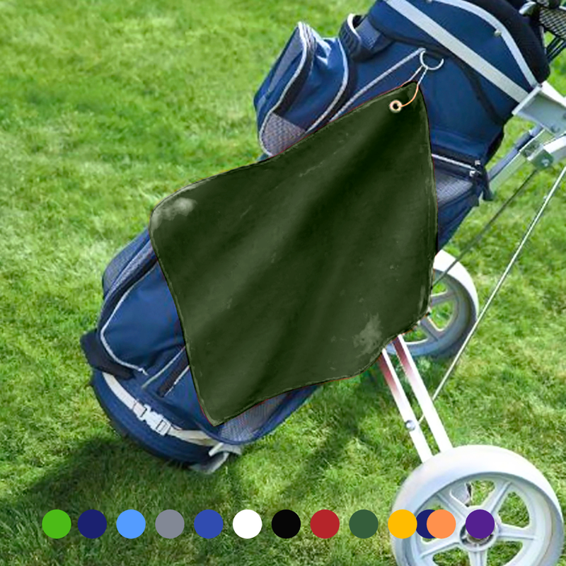 Pro Towels Blankets - Small Jewel Velour Golf Towel: Corner Grommet & Hook Pack of 6
