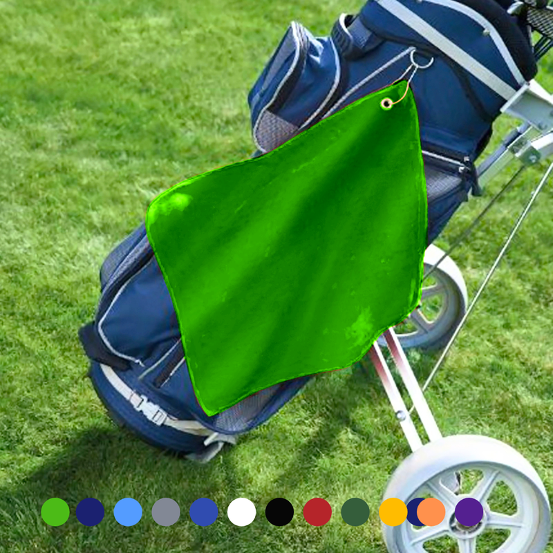Pro Towels Blankets - Small Jewel Velour Golf Towel: Corner Grommet & Hook Pack of 6