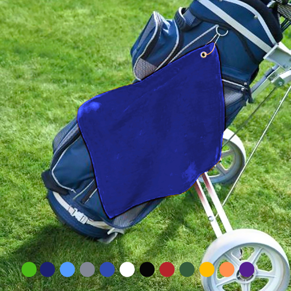 Pro Towels Blankets - Small Jewel Velour Golf Towel: Corner Grommet & Hook Pack of 6