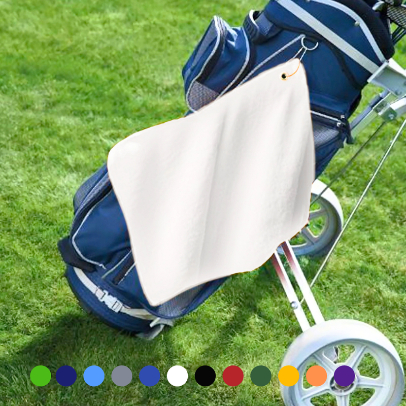 Pro Towels Blankets - Small Jewel Velour Golf Towel: Corner Grommet & Hook Pack of 6