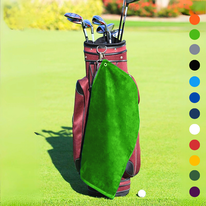 Pro Towels Blankets - Medium Diamond Velour Golf Towel: Corner Grommet & Hook Pack of 4