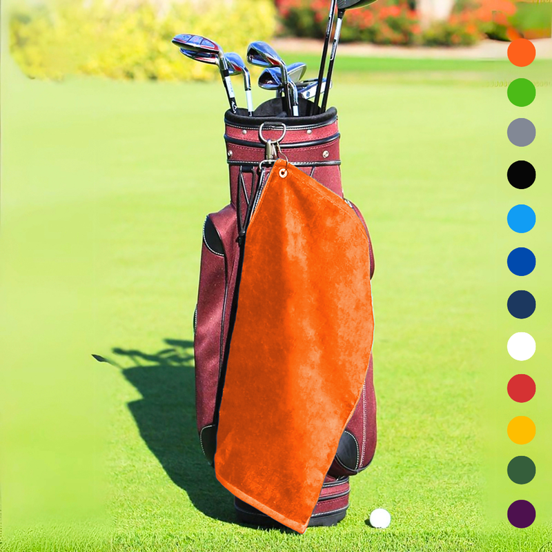Pro Towels Blankets - Medium Diamond Velour Golf Towel: Corner Grommet & Hook Pack of 4