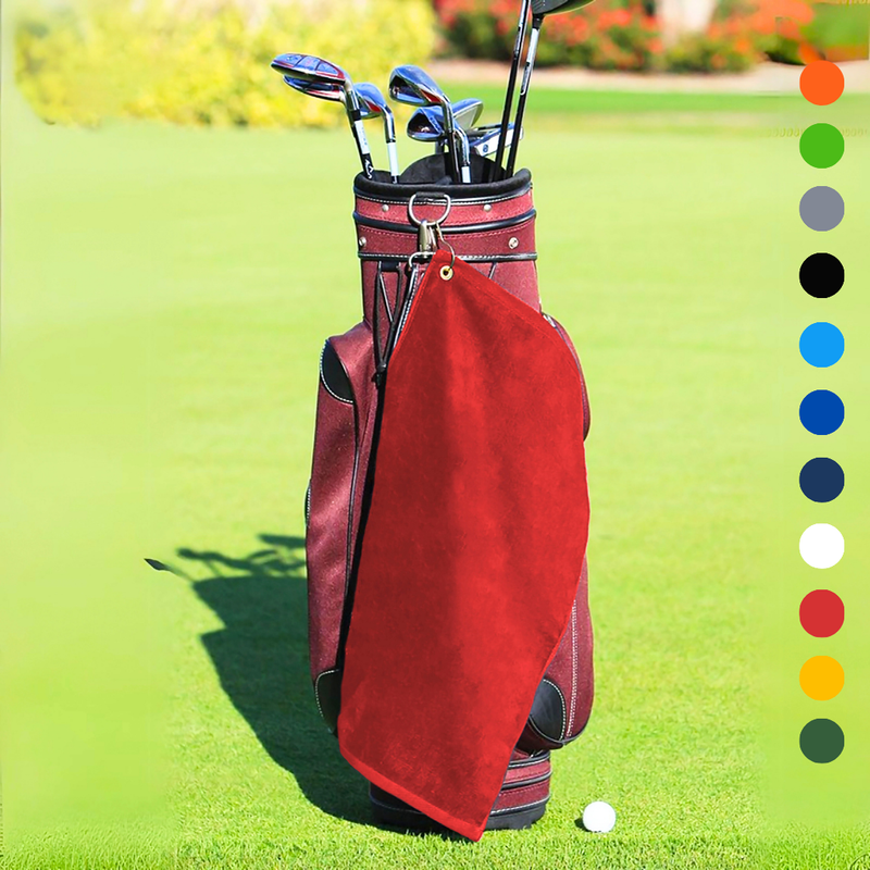 Pro Towels Blankets - Medium Diamond Velour Golf Towel: Corner Grommet & Hook Pack of 4
