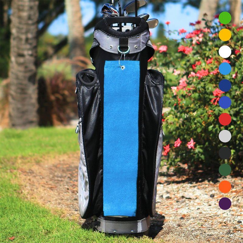Pro Towels Blankets - Tri-Fold Diamond Velour Golf Towel: Grommet & Hook Pack of 3