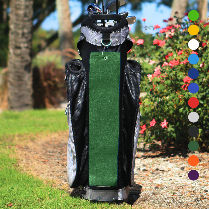 Pro Towels Blankets - Tri-Fold Diamond Velour Golf Towel: Grommet & Hook Pack of 3