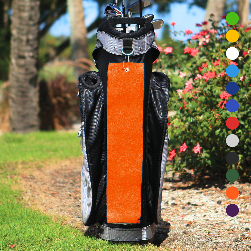 Pro Towels Blankets - Tri-Fold Diamond Velour Golf Towel: Grommet & Hook Pack of 3