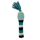 Sunfish: Knit Wool Headcover -Teal, Black & White Chevron (Driver, Fairway, Hybrid, or Set)