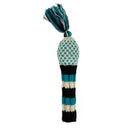 Sunfish: Knit Wool Headcover -Teal, Black & White Chevron (Driver, Fairway, Hybrid, or Set)