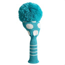 Just 4 Golf: Dot Driver Headcover - Turquoise & White