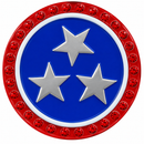 Patriotic Stars Crystal Ball Marker & Hat Clip by ReadyGOLF