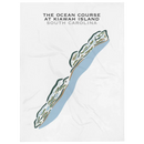 The Ocean Course at Kiawah Island, South Carolina - Printed Golf Courses