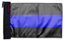 Thin Blue Line 12"x18" Forever Wave Flag for Jeep Wrangler TJ 1996-2006