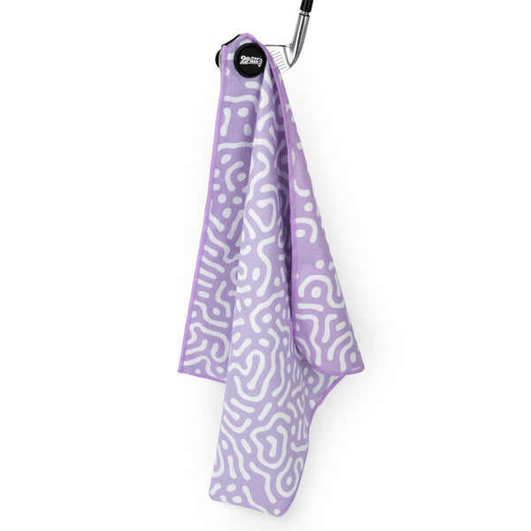2Putt Golf - Wrong Fairway Lavender Magnet Golf Towel