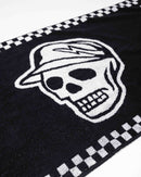Skull Caddie Knitted Towel - Black / White