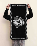 Skull Caddie Knitted Towel - Black / White