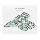 TPC Michigan, Michigan - Printed Golf Courses