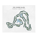 TPC Piper Glen, North Carolina - Printed Golf Courses