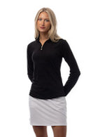 SanSoleil: Ladies UPF 50 SunGlow Long Sleeve Zip Mock - 900434