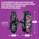 Taboo Fashions: Women's Lightweight 4-Way Golf Bag Stand Bag - Resort Collection - Tropical Paradise
