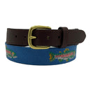 Speckled Trout Fishing Needlepoint Belt by Charleston Belt