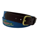 Speckled Trout Fishing Needlepoint Belt by Charleston Belt