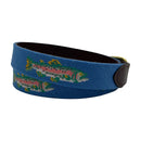 Speckled Trout Fishing Needlepoint Belt by Charleston Belt