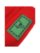 Haakwear Exclusive Christmas Reindeer H-Stitch Beanie - Limited Edition, Christmas Hat Collection, RED
