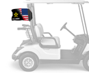 USA Army 12"x18" Forever Wave Flag for Golf Carts