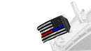 USA Subdued Thin Blue-Red Line 12"x18" Forever Wave Flag for Boats