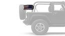 USA Subdued Thin Blue-Red Line 12"x18" Forever Wave Flag for Jeep Wrangler YJ 1986-1995
