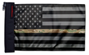 USA Subdued Thin Camo Line 12"x18" Forever Wave Flag for Jeep Wrangler TJ 1996-2006