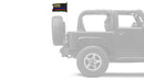 USA Subdued First Responders 12"x18" Forever Wave Flag for Jeep Wrangler JL 2-Door 2018-Present