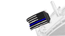 USA Subdued Thin Blue Line 12"x18" Forever Wave Flag for Boats