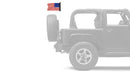 USA Ol' Glory - The Stars and Stripes 12"x18" Forever Wave Flag for Jeep Wrangler JLU 4-Door 2018-Present