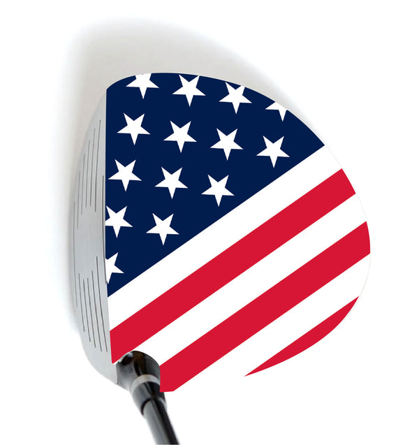 ReadyGolf: ParSkins Driver Decal - USA Flag
