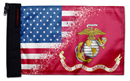 USA Marines 12"x18" Forever Wave Flag for Golf Carts