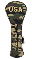 USA Military Camo Embroidered Hybrid Headcover by ReadyGOLF (Long Neck)