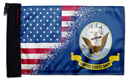 USA Navy 12"x18" Forever Wave Flag for Golf Carts
