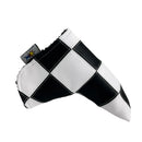 Sunfish: Blade Putter Covers - Black and White Checkered Golf Club Headcovers
