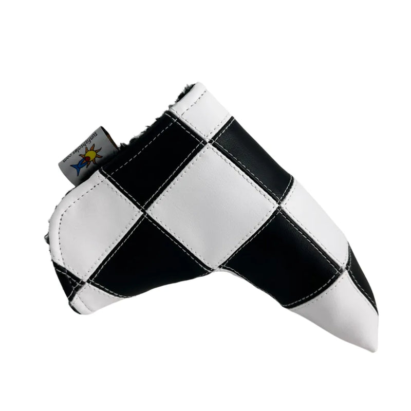 Sunfish: Blade Putter Covers - Black and White Checkered