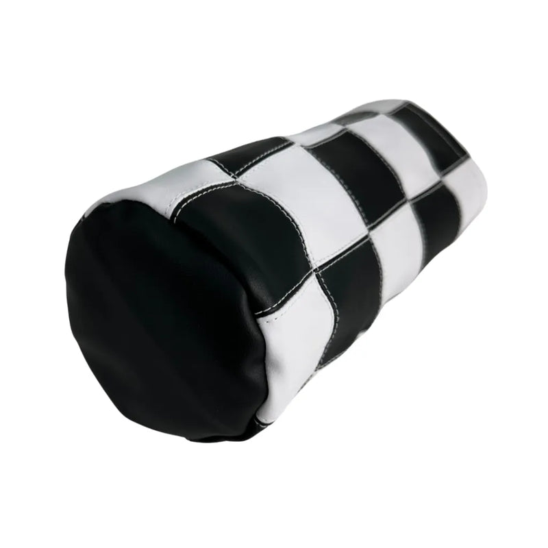 Sunfish: Barrel Driver Headcover - Black and White Checkered Patchwork